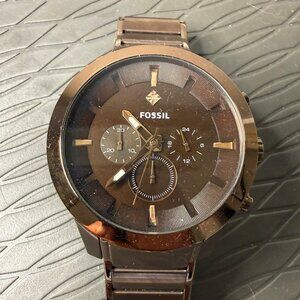 Fossil Stainless Steel Bronze Wristwatch FS4661